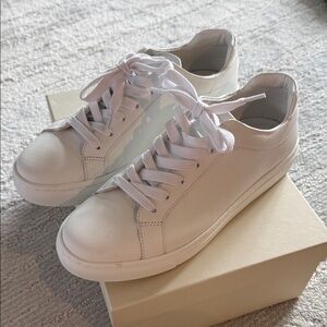 White Leather Sneakers